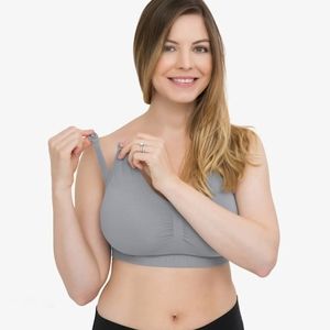Kindred Bravely | Simply Sublime Nursing Bra in Grey Size Medium Busty